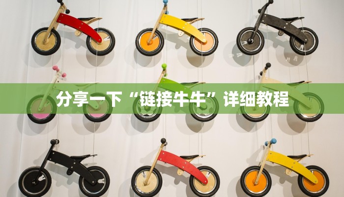 分享一下“链接牛牛”详细教程